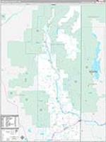 Pend Oreille, Wa Carrier Route Wall Map